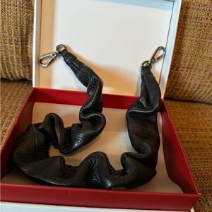 Hammitt Black/Gunmetal Ruched Strap